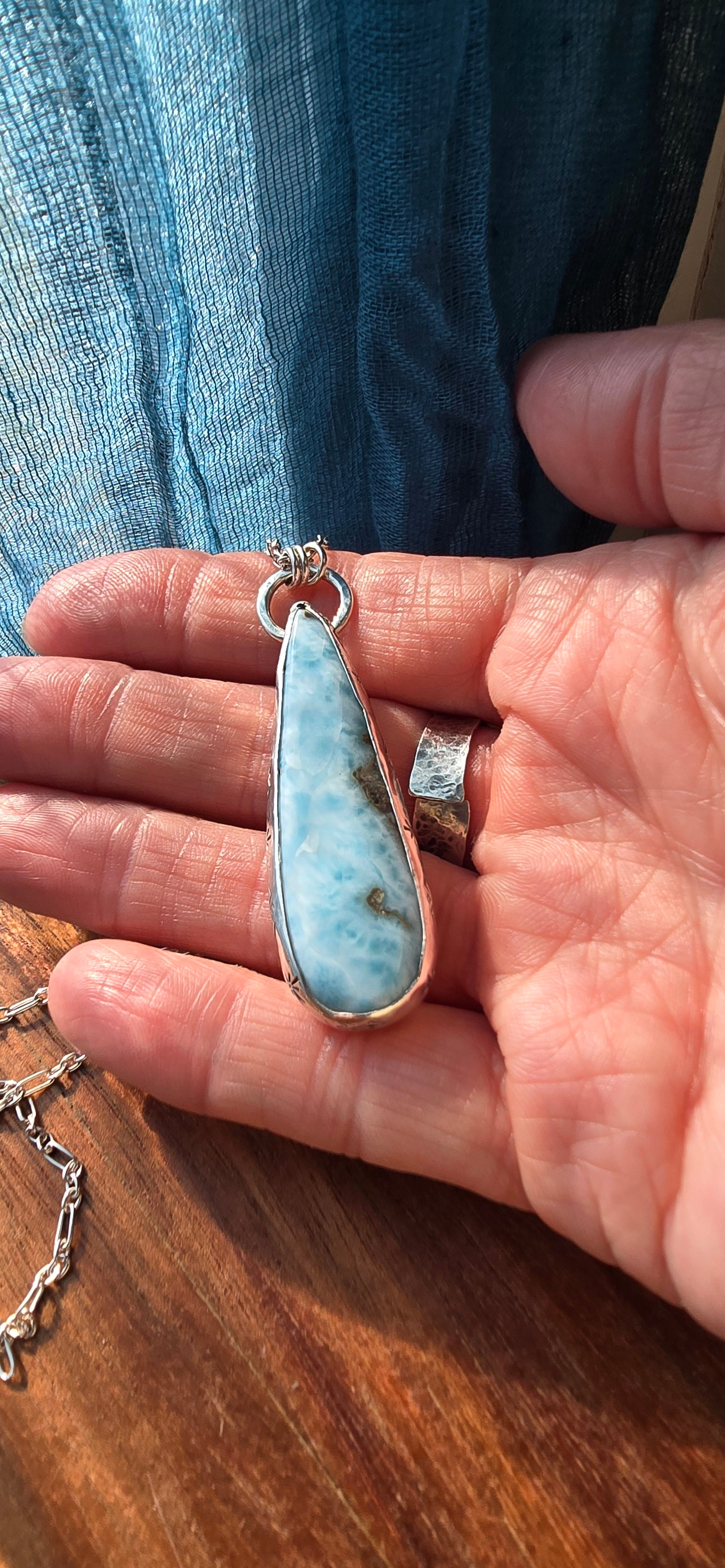 Larimar necklace