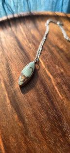 Turquoise sunset surf necklace