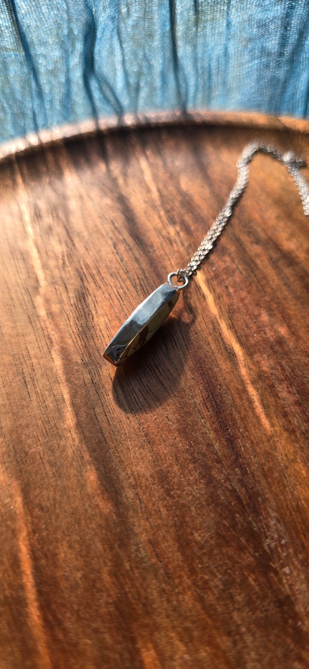 Turquoise sunset surf necklace