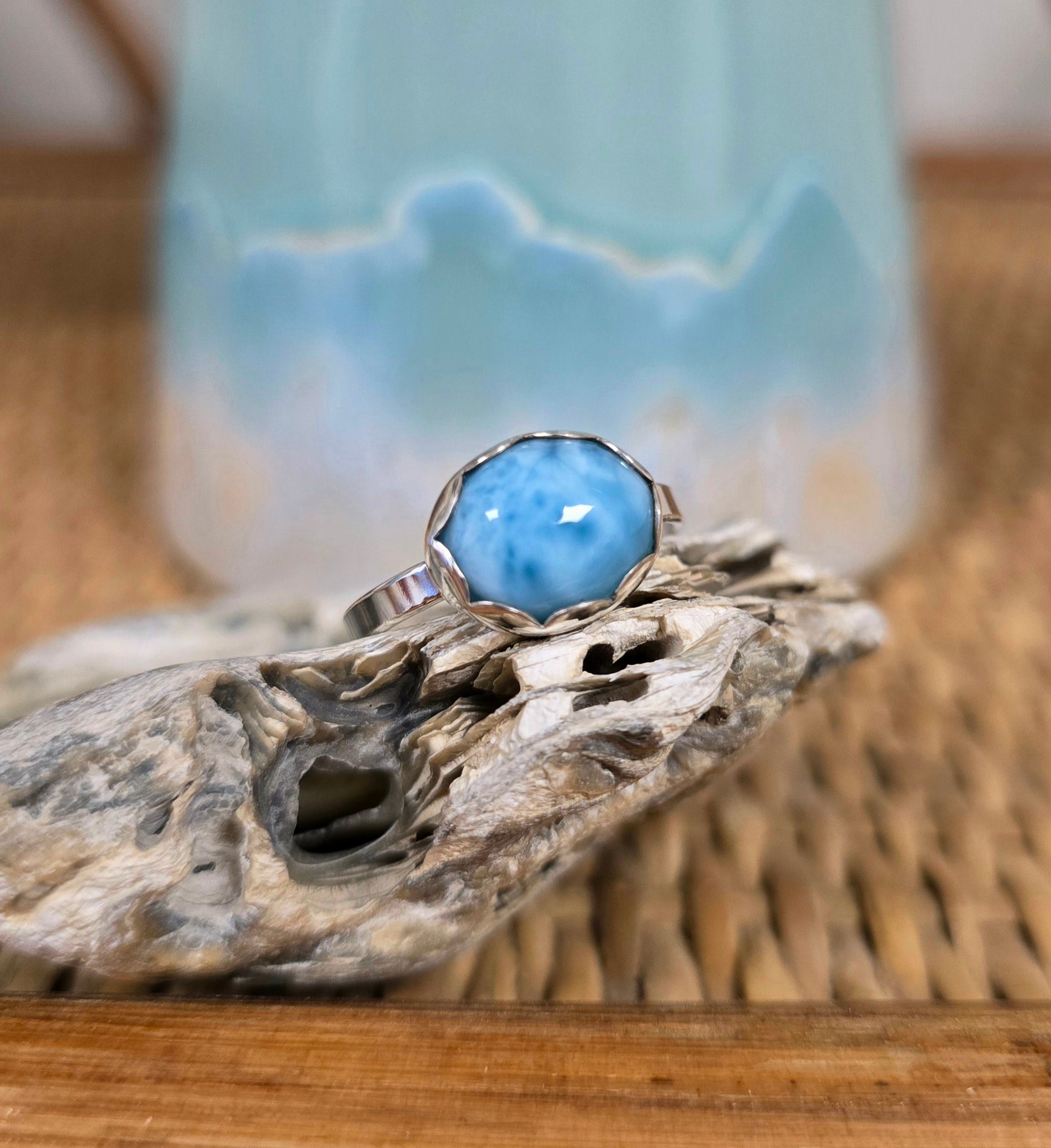 Larimar ring