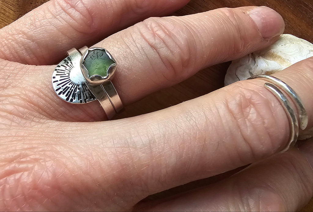 Seaglass ring