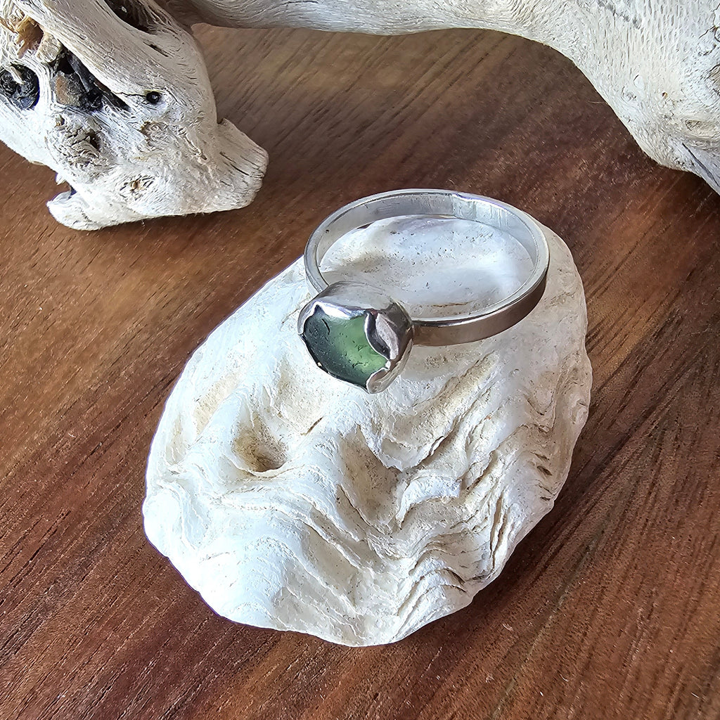 Seaglass ring